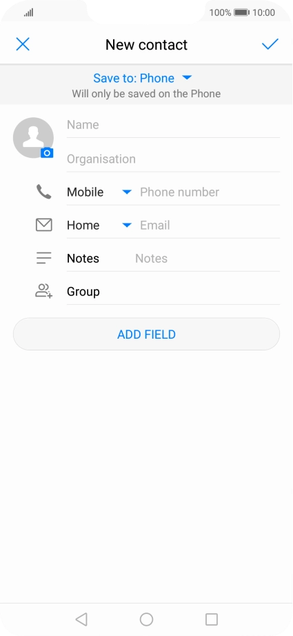 Press the address book drop down list.