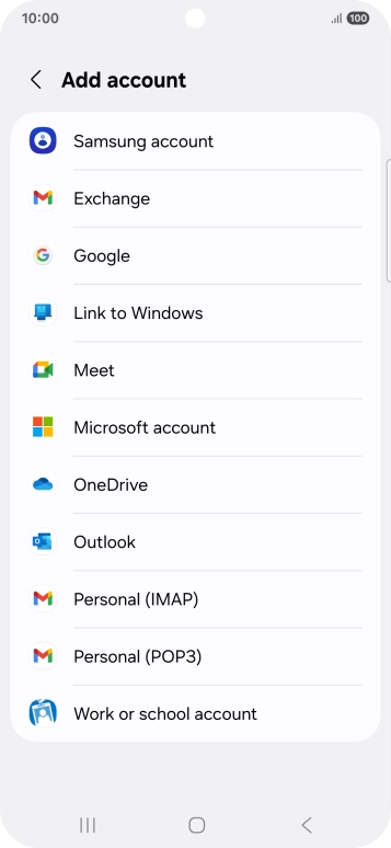 Press Google.