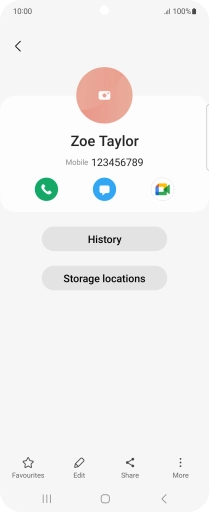 Press the Home key to return to the home screen.