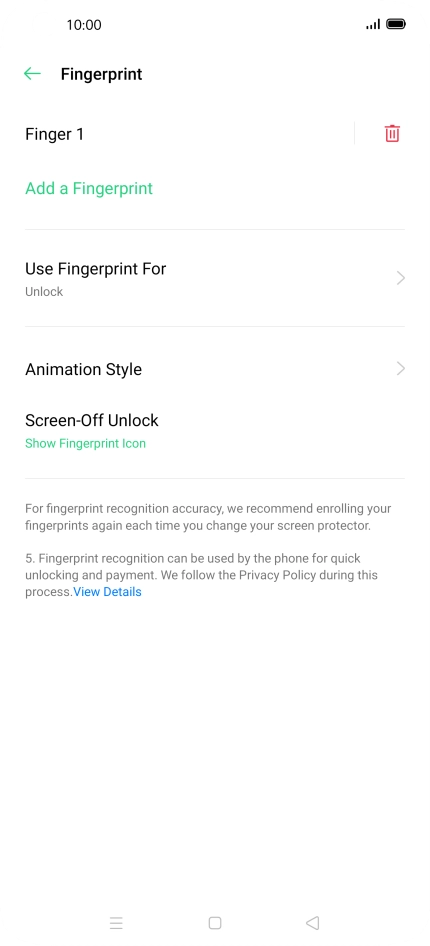 Press the Return key.