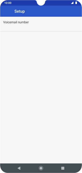 Press Voicemail number.