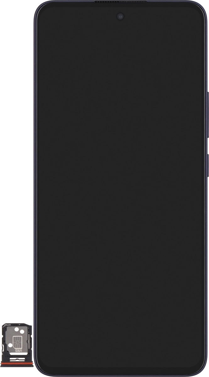 Turn your SIM as illustrated in the SIM holder and place it in the SIM holder.