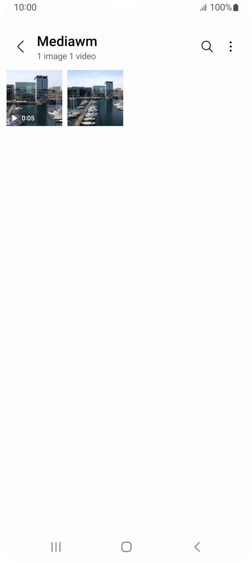 Press and hold any picture or video clip.