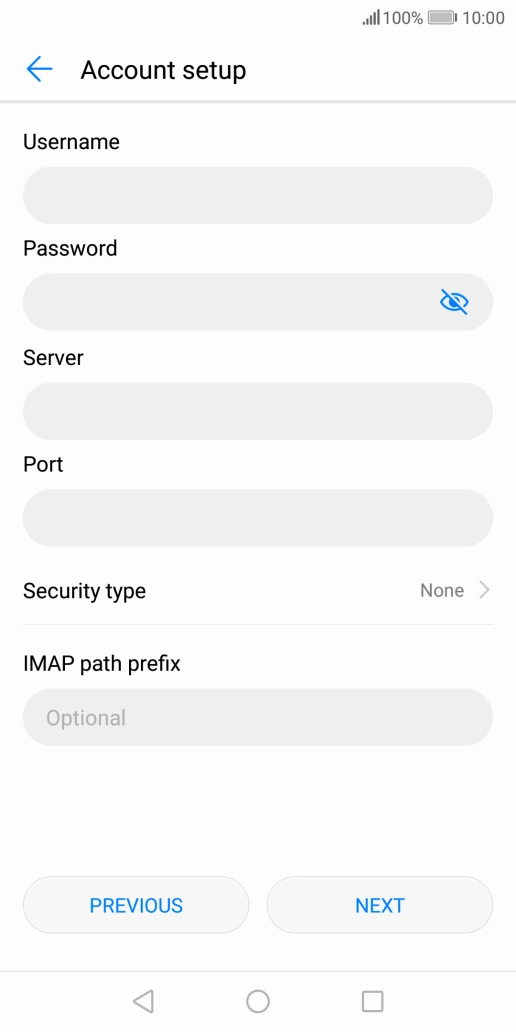 Press the field below 