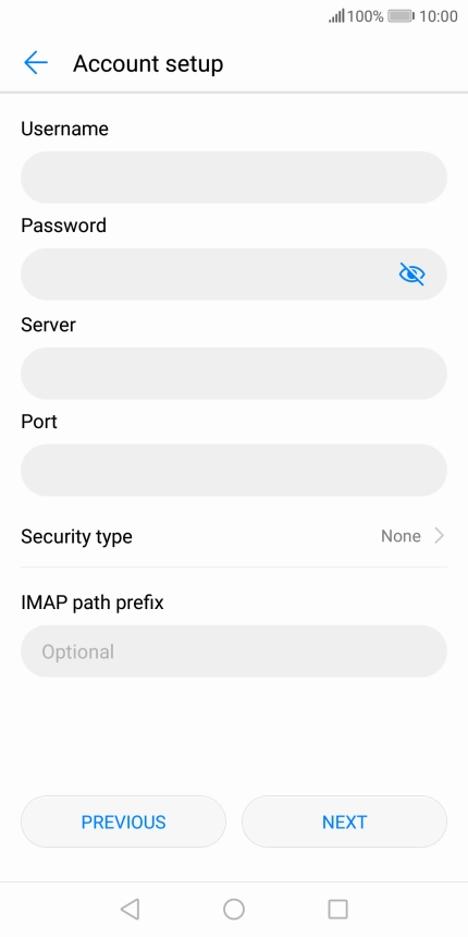 Press the field below 