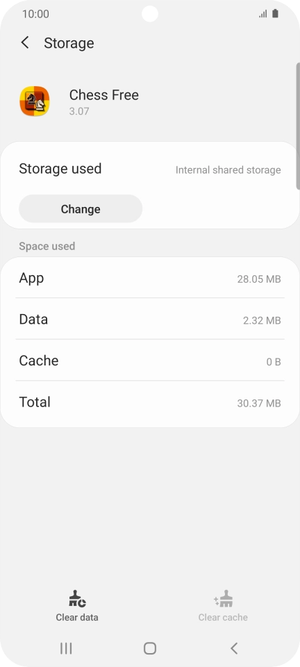 Press the Home key to return to the home screen.