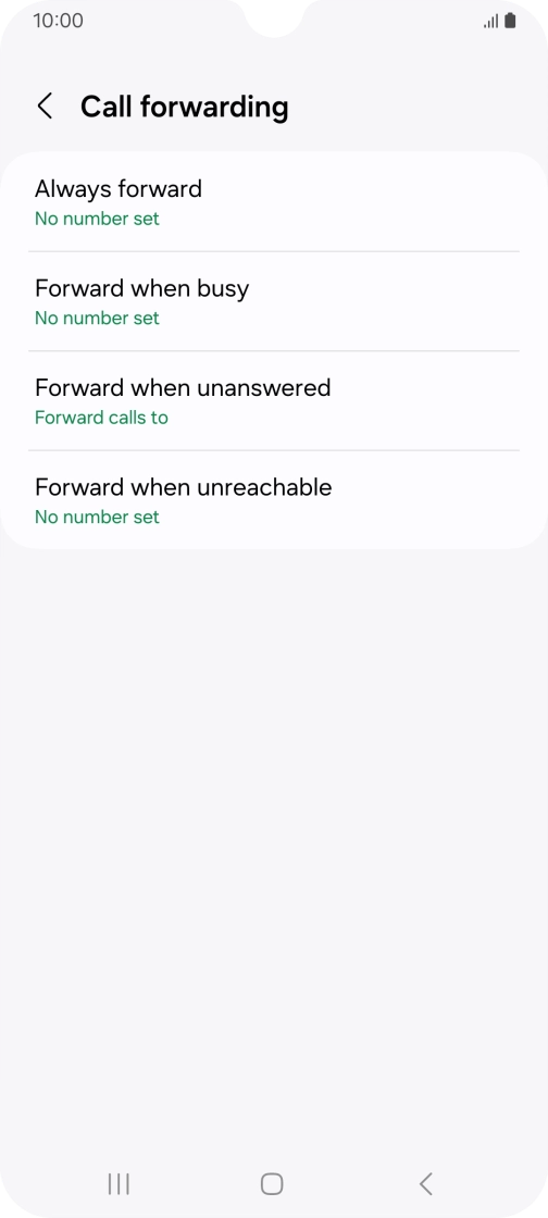 Press the Home key to return to the home screen.
