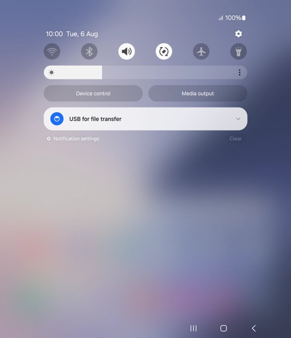 Press the drop down list.