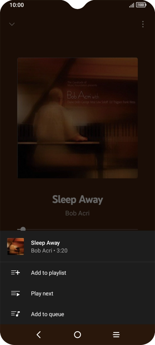 Press Add to playlist.