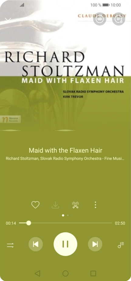 Press arrow right to go to the next audio file.