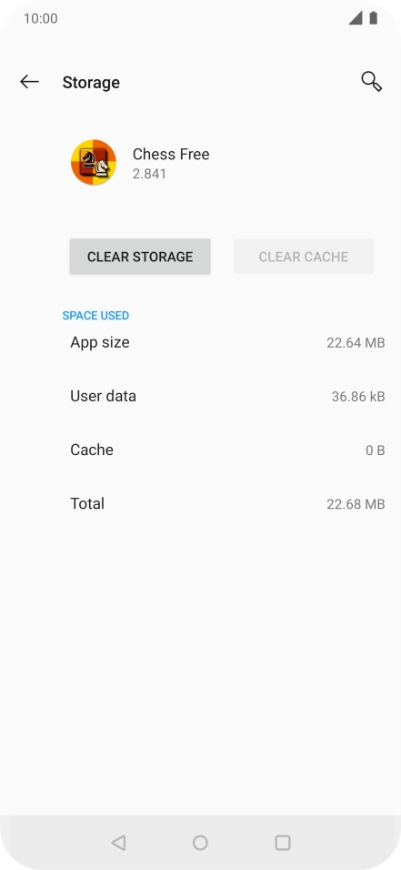 Press the Home key to return to the home screen.