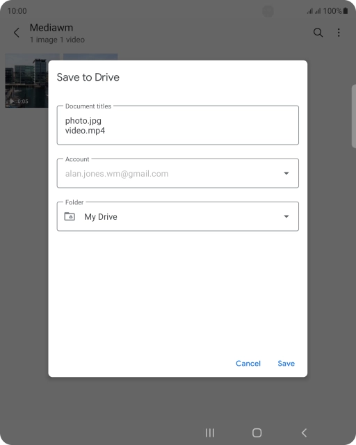 Press the field below 