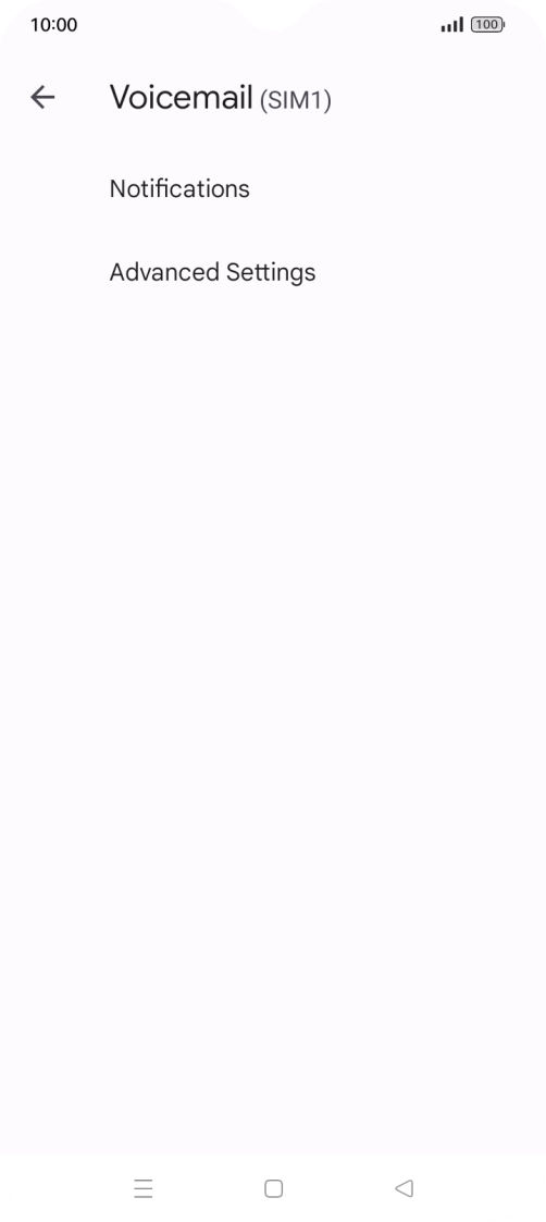 Press Advanced Settings.