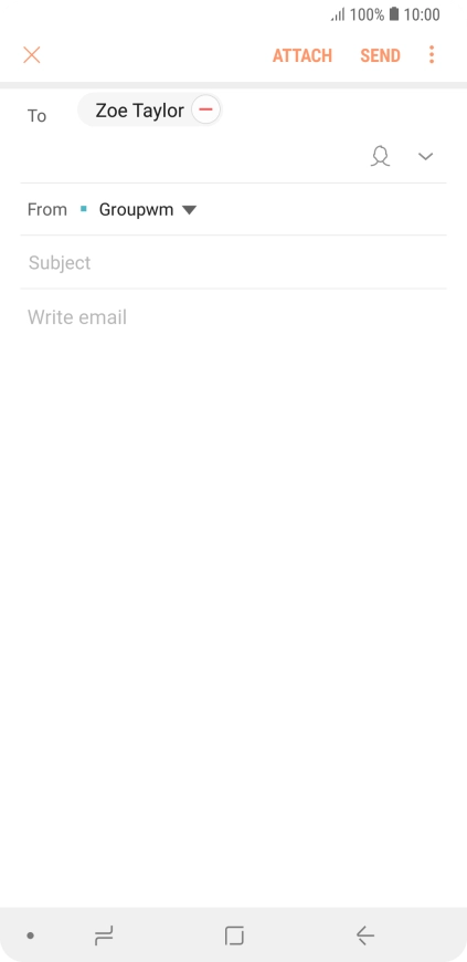 Press Subject and key in the required subject.