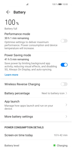 Slide your finger upwards starting from the bottom of the screen to return to the home screen.