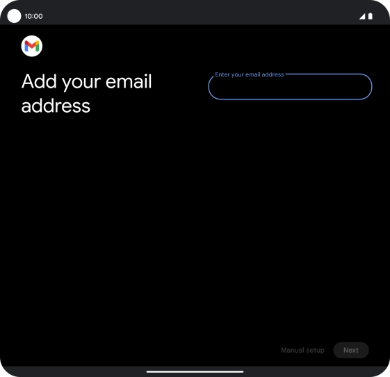 Press the field below 