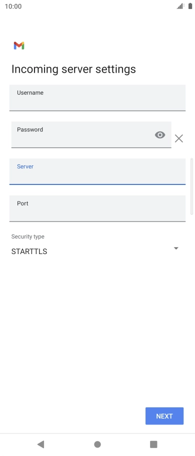 Press the field below 