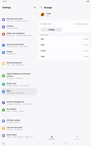 Press the Home key to return to the home screen.