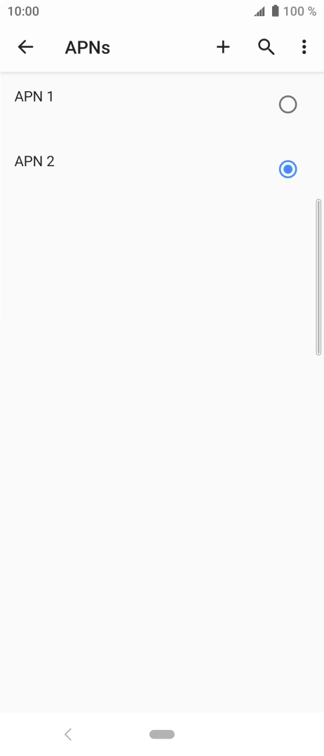 Press the Home key to return to the home screen.