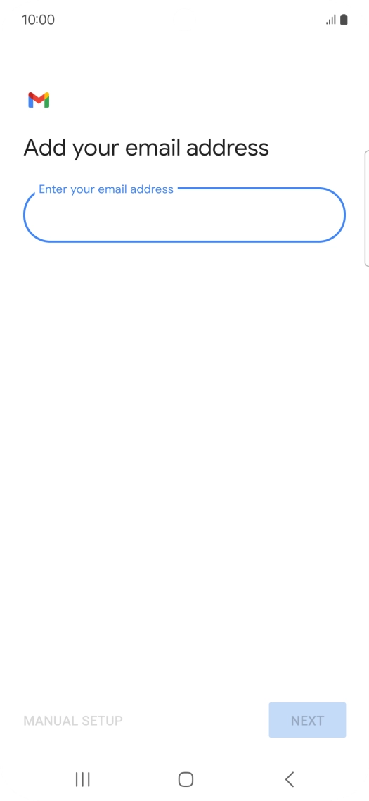 Press the field below 