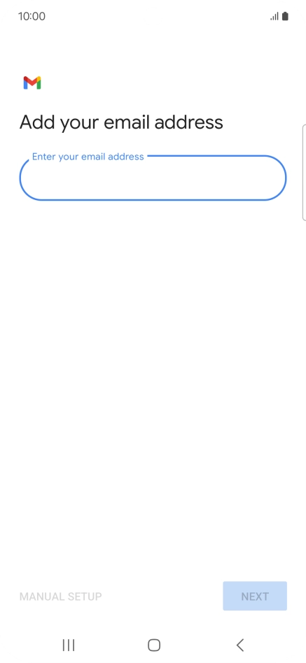 Press the field below 