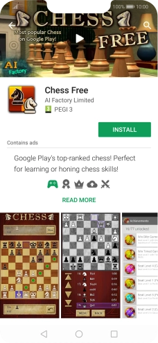 Press INSTALL and follow the instructions on the screen to install the app.
