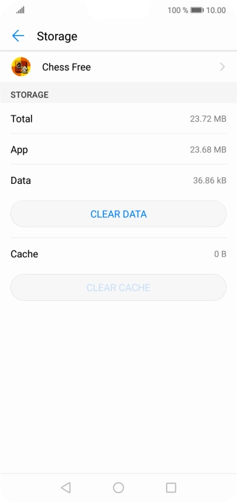 Press the Home key to return to the home screen.