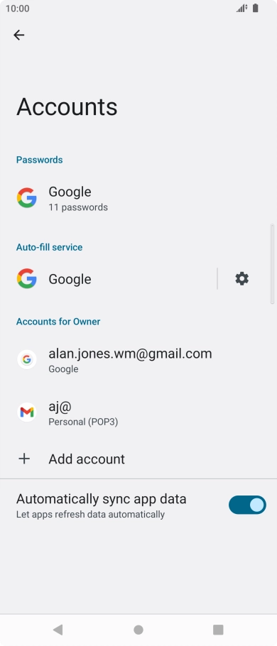 Press the Home key to return to the home screen.