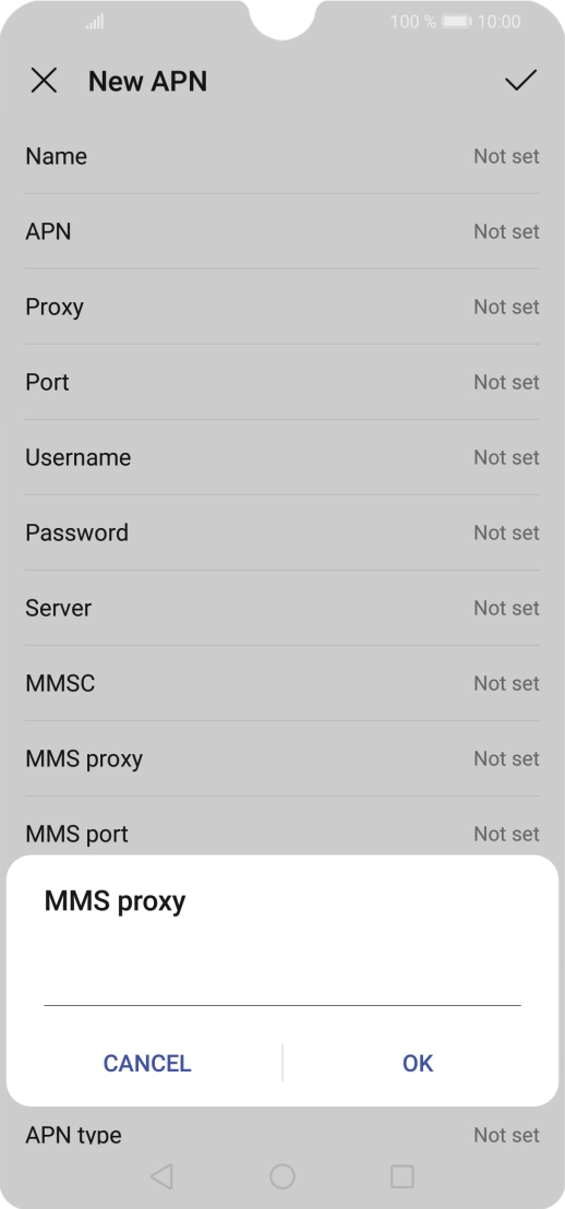 Key in 149.254.201.135 and press OK.