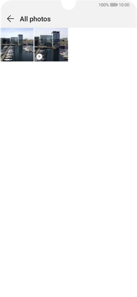 Press and hold any picture or video clip.