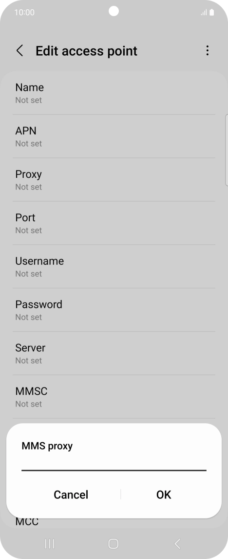 Key in 149.254.201.135 and press OK.