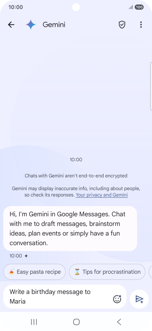 Write or say in your own words which topic you would like to use.