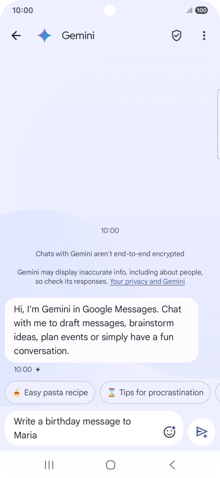 Write or say in your own words which topic you would like to use.