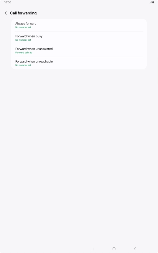 Press the Home key to return to the home screen.
