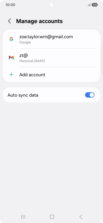 Press the Home key to return to the home screen.