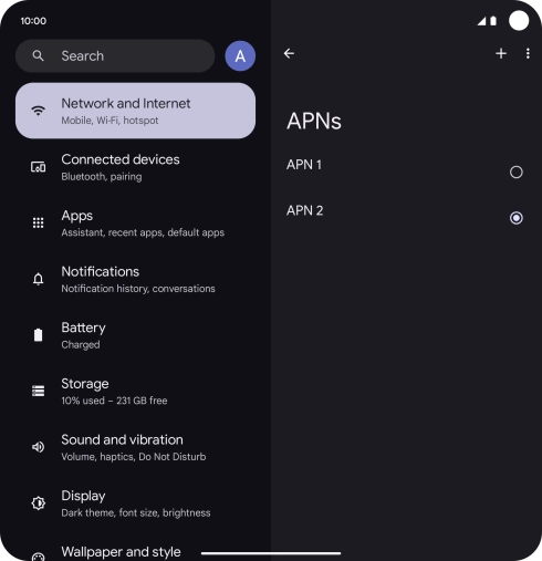 Slide your finger upwards starting from the bottom of the screen to return to the home screen.