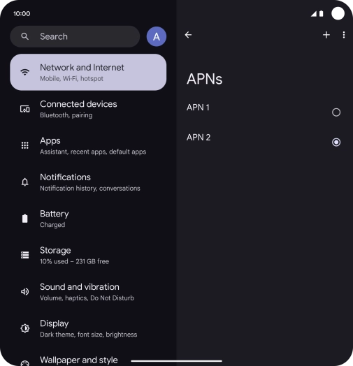 Slide your finger upwards starting from the bottom of the screen to return to the home screen.