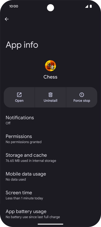 Press Storage and cache.