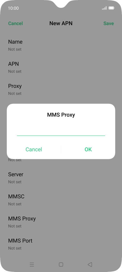 Key in 149.254.201.135 and press OK.