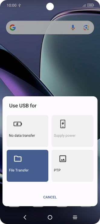 Press File Transfer.