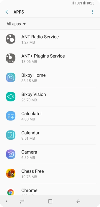 Press the Home key to return to the home screen.