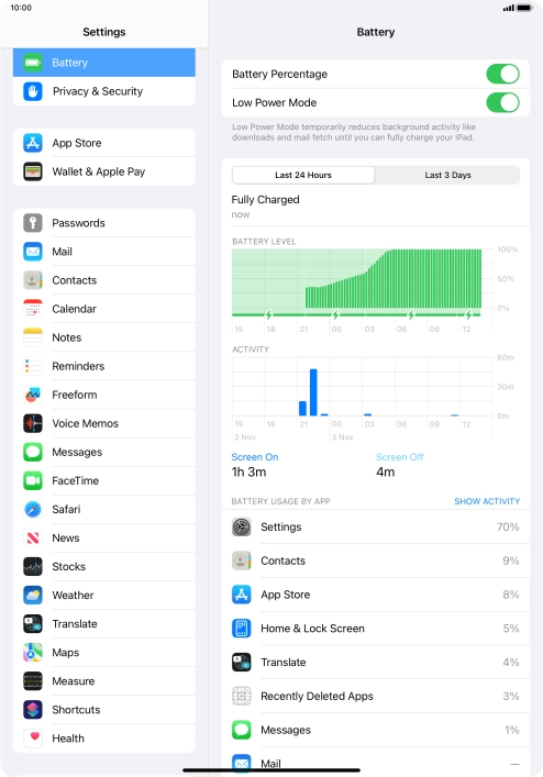 Slide your finger upwards starting from the bottom of the screen to return to the home screen.