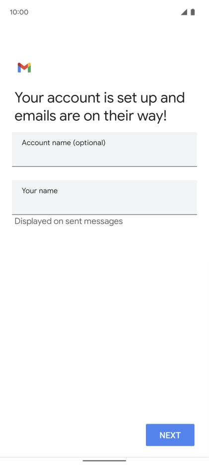 Press the field below 