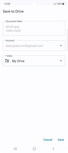 Press the field below 