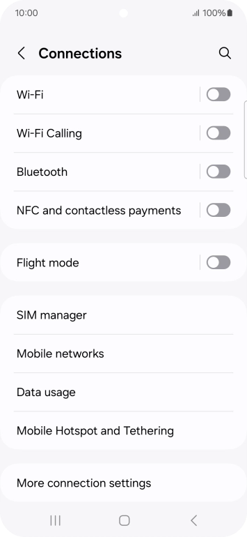 Press Wi-Fi.