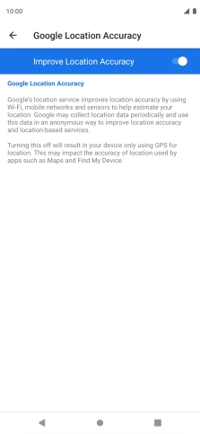 If you press the indicator next to 