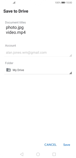 Press the field below 