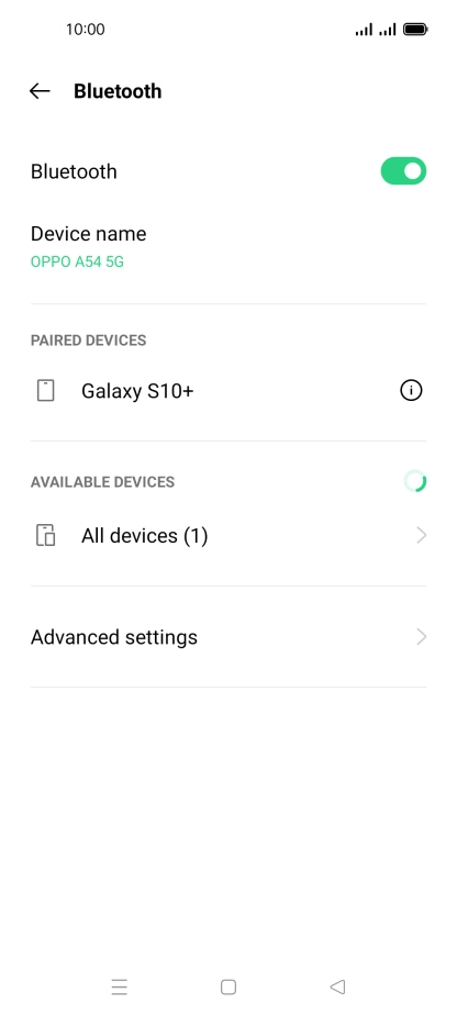Press the Home key to return to the home screen.