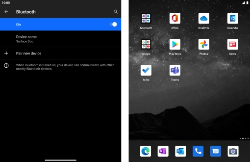 Slide your finger upwards starting from the bottom of the screen to return to the home screen.