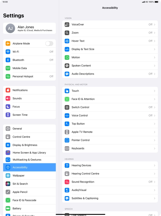 Press the required category below 